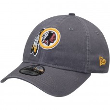 Men's Washington Redskins New Era Graphite Core Classic 9TWENTY Adjustable Hat 3066335